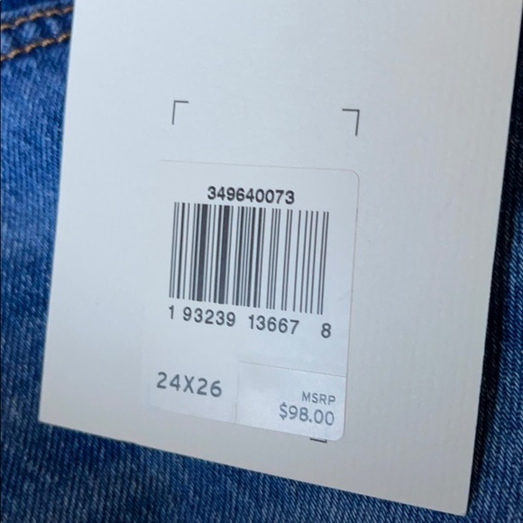 Levi’s Wedgie Fit Straight Jeans Size 24x26 NWT - Picture 7 of 7